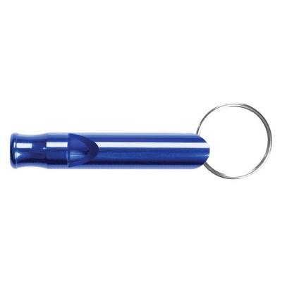 Aluminum Metal Whistle Key Chain