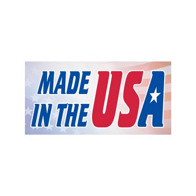 Rectangle Sticker | Square Corner | 1" x 2" | Clear Poly | Ultra Removable Adh Back | Digital