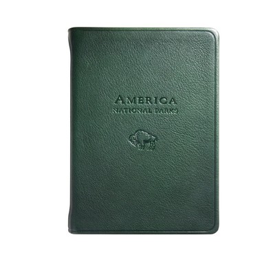 America Atlas w/Traditional Leather Cover