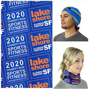 "THE FANDANA™" Full Color Sublimation Import Air Ship Full-Size Multi-Functional Gaiter & Headwear