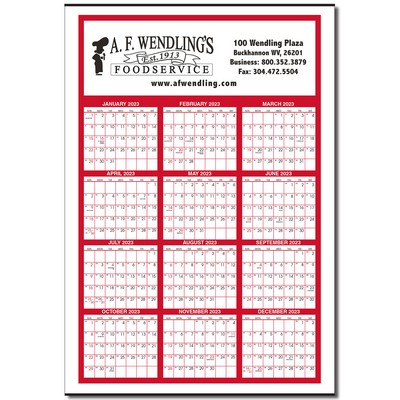 Giant Year View Wall Calendar
