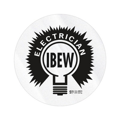 Circle Sticker | 1" dia. | Clear Poly | Permanent Adh Back | Screen