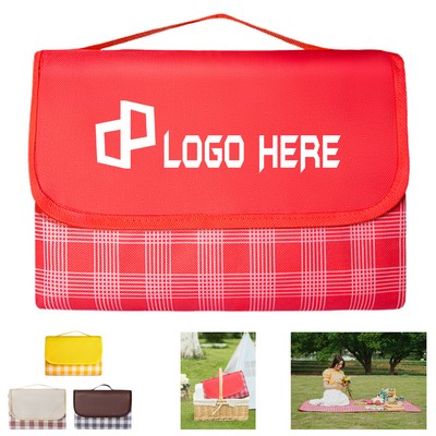 52 X 47" Roll-Up Picnic Blanket