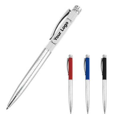 Click Action Metal Ballpoint Pen