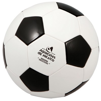 Regulation Size Black & White Soccer Ball