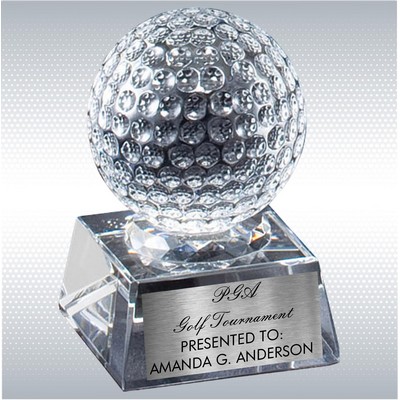 Crystal Golf Ball Award