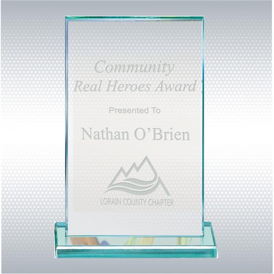 Glass Award With Full Color Digital (5" x 7")