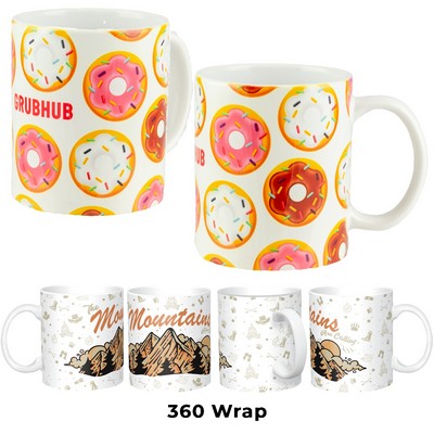 11 Oz Full Color Stoneware Executive Mug