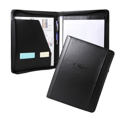 Concord Leather Portfolio Zippered