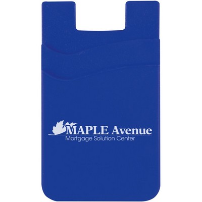 Dual Pocket Silicone Phone Wallet