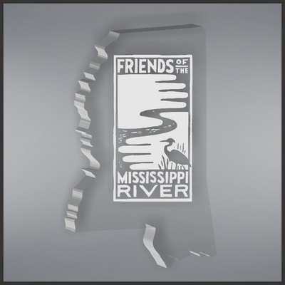 5.75" Mississippi Shape Paperweight in Clear, Laser Engraved