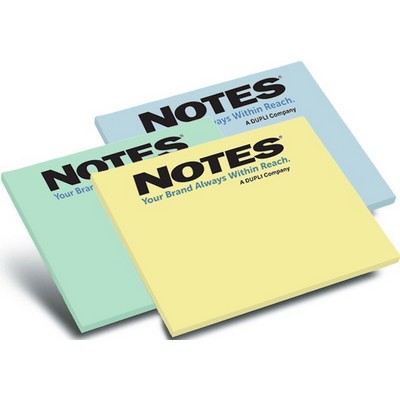 50-Sheet Stik-Withit® Adhesive Notepad w/ Pastel Paper (4"x3")