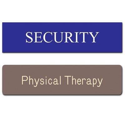 Sparta Plastic Name Plate (2"x8")