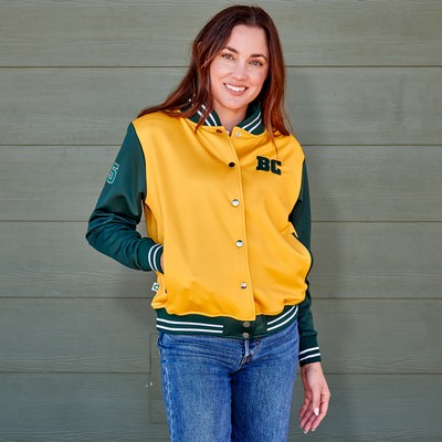 Varsity Jacket Snap Front