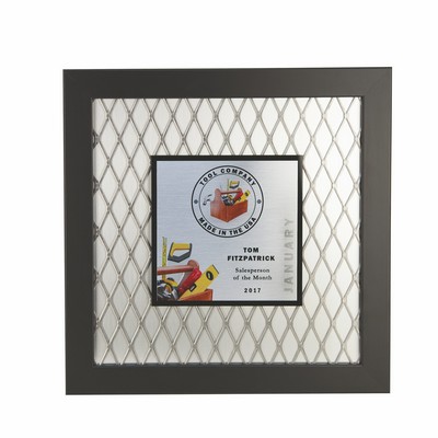 Steel Curtain Framed Plaque (10"x10")