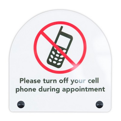 USA Made Acrylic Nameplates & Signs, Custom Shape (35-39 Sq. Inches) - logo only