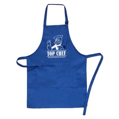 Twill Waiter's Apron w/ Adjustable Neck Strap (22"x30")