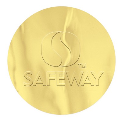 Embossed Foil Seal | Circle | 1 1/2" dia.