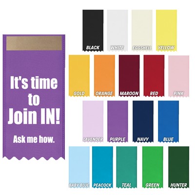 1 5/8"x4" Premium Grade Custom Ribbon