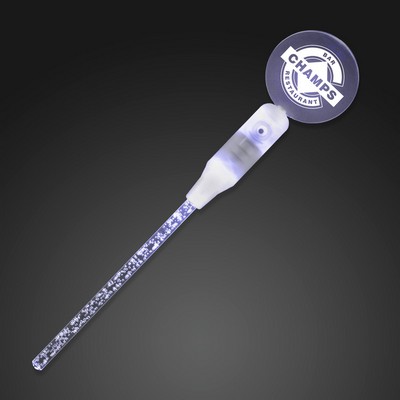 Deluxe Dual White LED Cocktail Stirrer - PRINTED