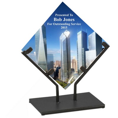 Tile Plaque w/Metal Stand