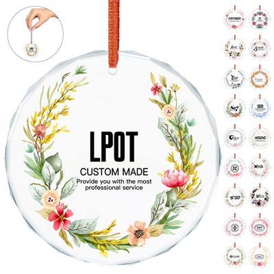 3'' Round PS Christmas Ornament With Full-Color Imprint