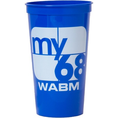 32 Oz. Smooth Stadium Cup (Screen Printed)